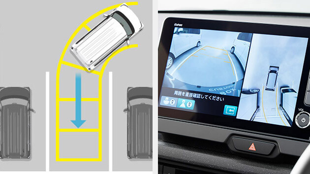 マルチビューカメラシステム
リア右側パワースライドドア
コンビニフック付シートバックテーブル