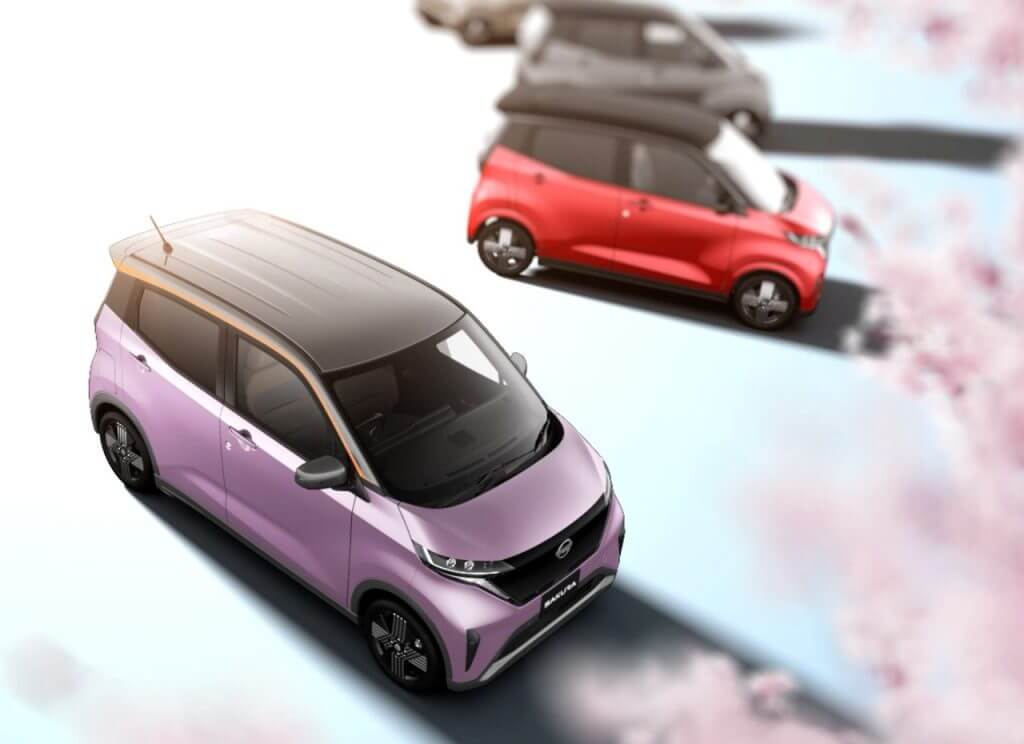 日産サクラのボディカラーバリエーション