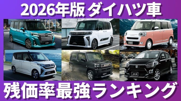 ダイハツ車残価率ランキング